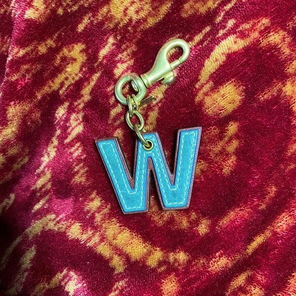 Coach Accessories - New Coach Initial W key chain bag charm